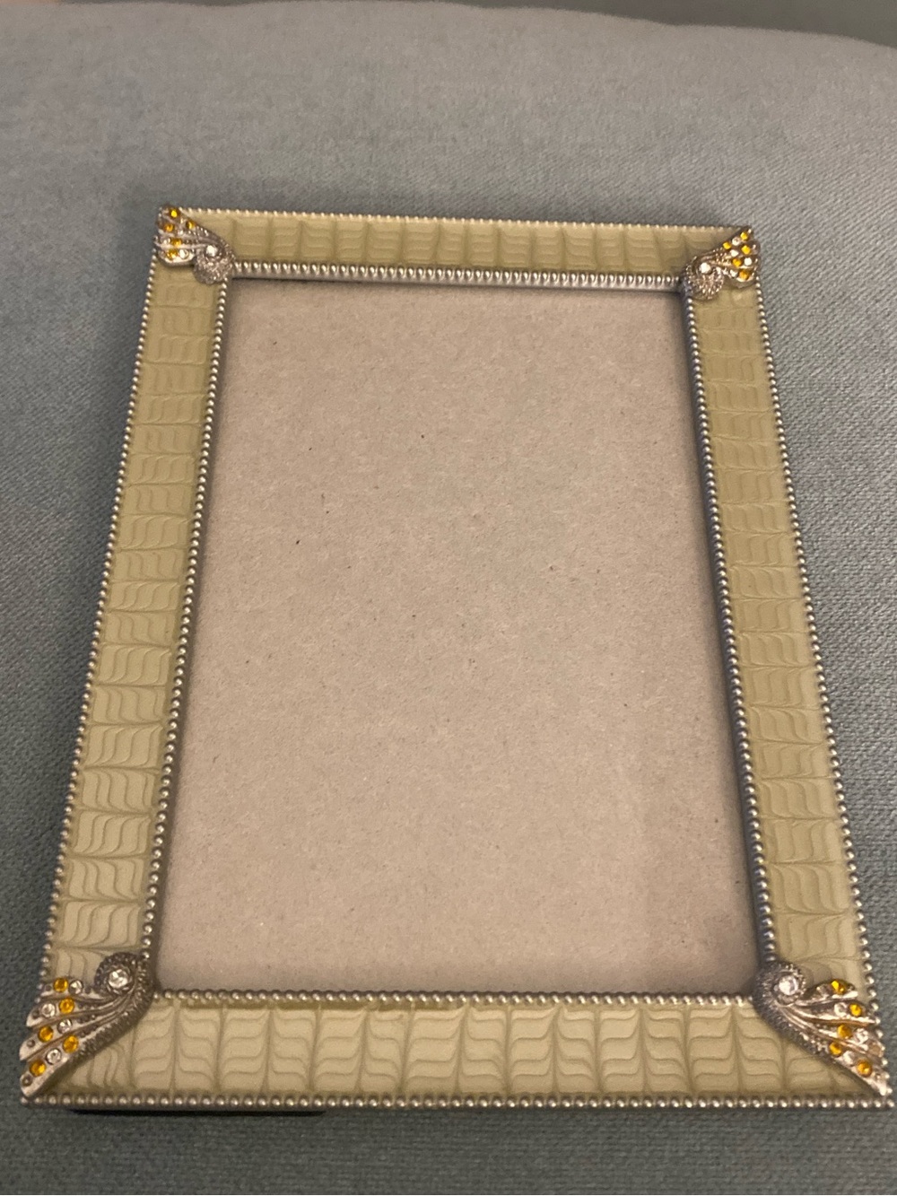 Ashleigh Manor Silver Metal Photo Frame Decorative Vintage Home Decor
